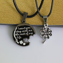 四叶草情侣项链图片_四叶草情侣项链图片批发