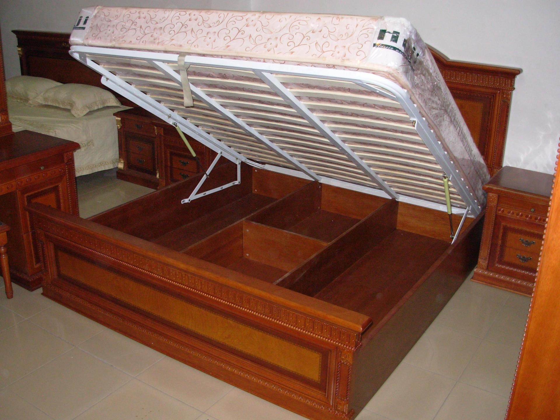 厂家直销全实木床实木套房进口海棠木单人床双人床