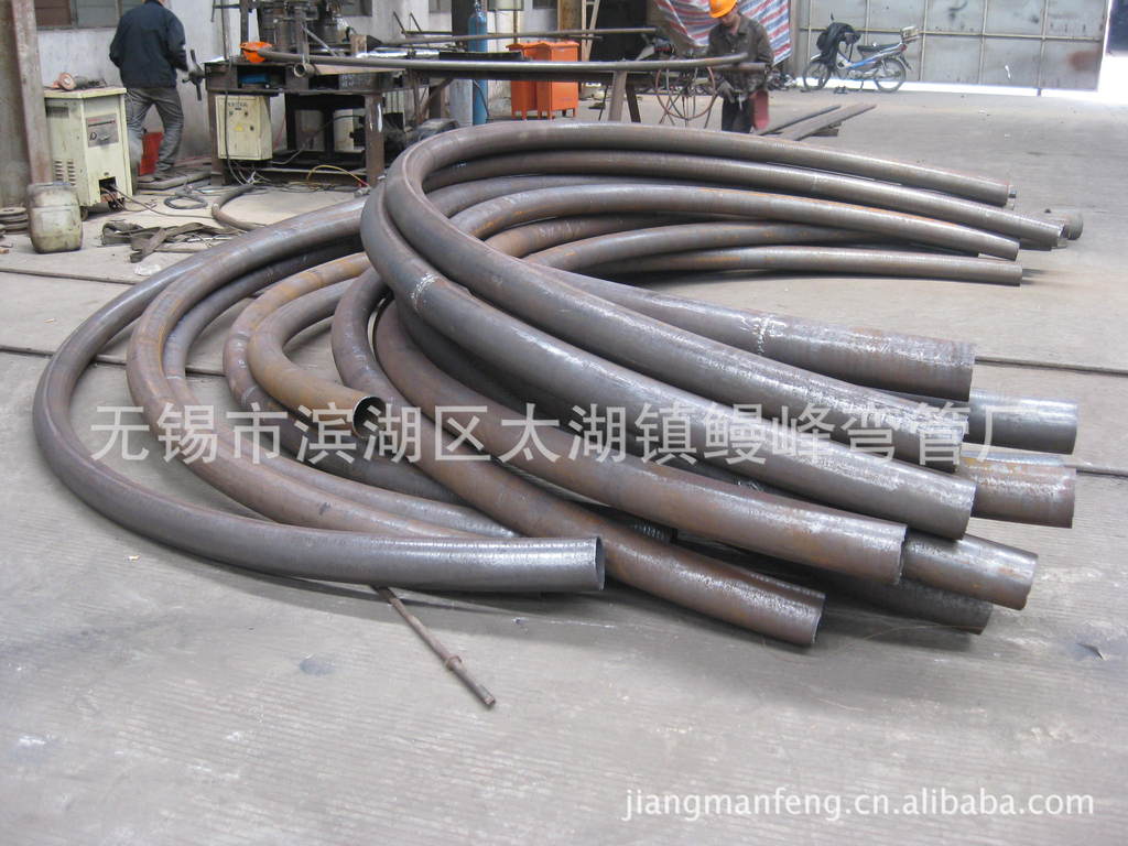 弯管加工 冷弯钢管 直径133焊管弯曲加工 无锡鳗峰弯管厂