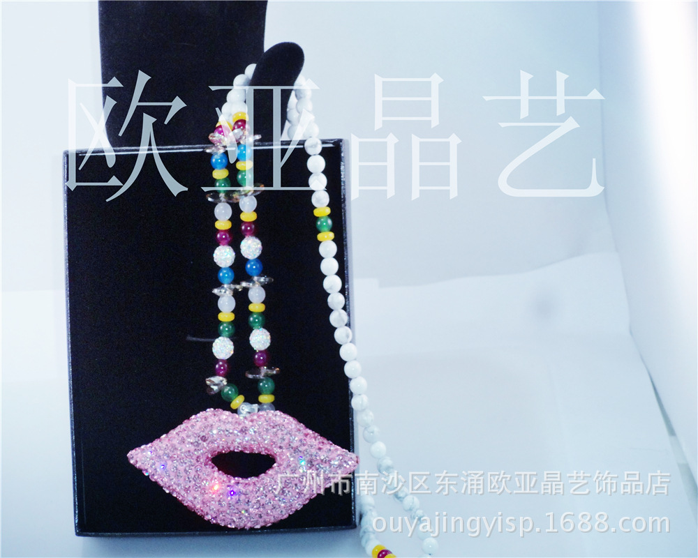 韩版欧美风<em>时尚毛衣链</em>混批义乌饰品 热销货源