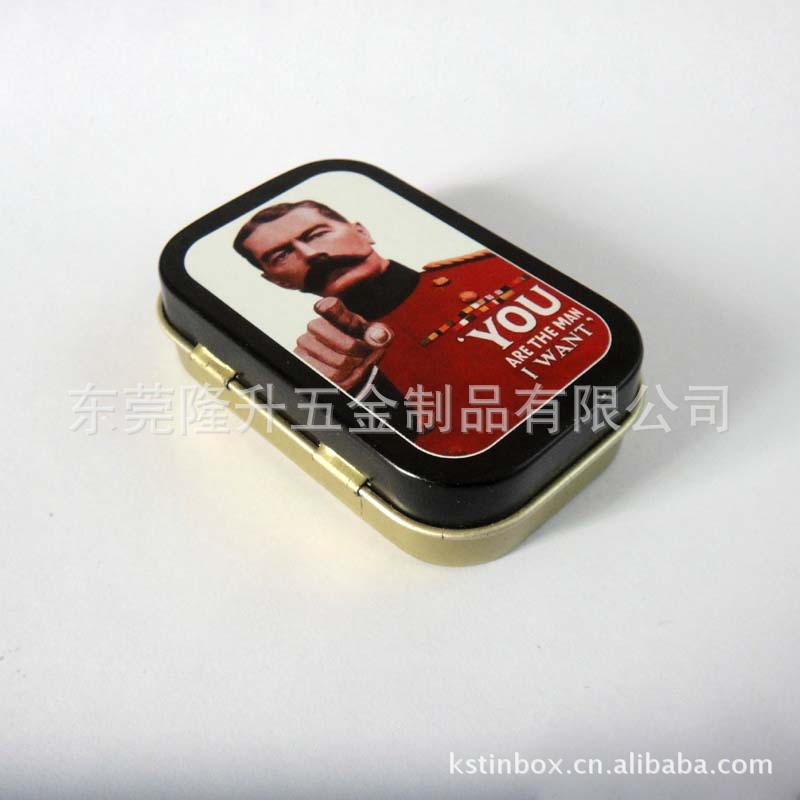 【供应 马口铁糖盒 金属糖盒 薄荷糖盒 糖盒 针