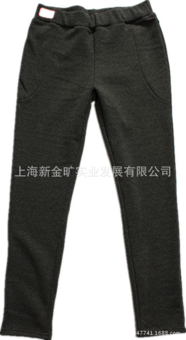 四面弹不倒绒女裤-前身效果