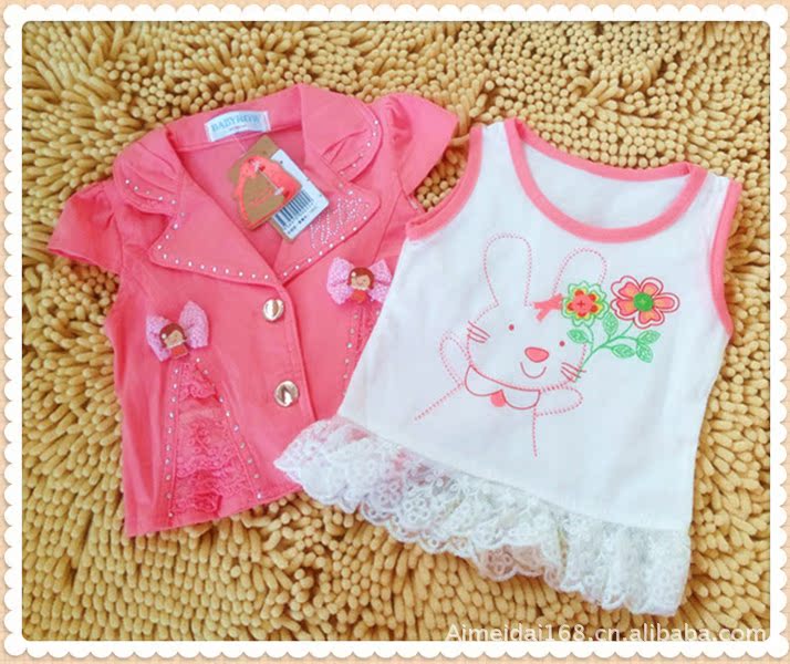 2013 夏装新款<em>女童</em> 淑女风格西服<em>套装 一件代发</em>