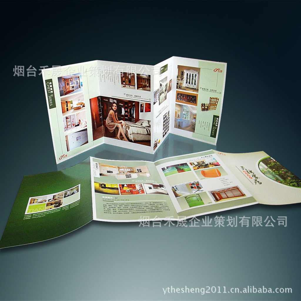 平面设计-烟台高档家具企业 样本宣传册、折页