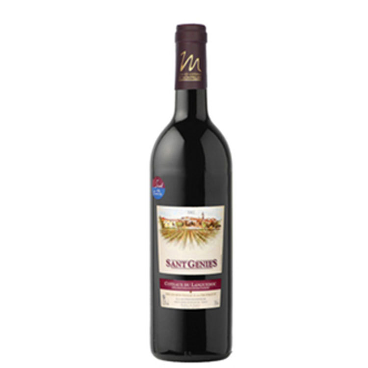 一瓶代发 进口红酒 法国桑戈尼干红葡萄酒 限量