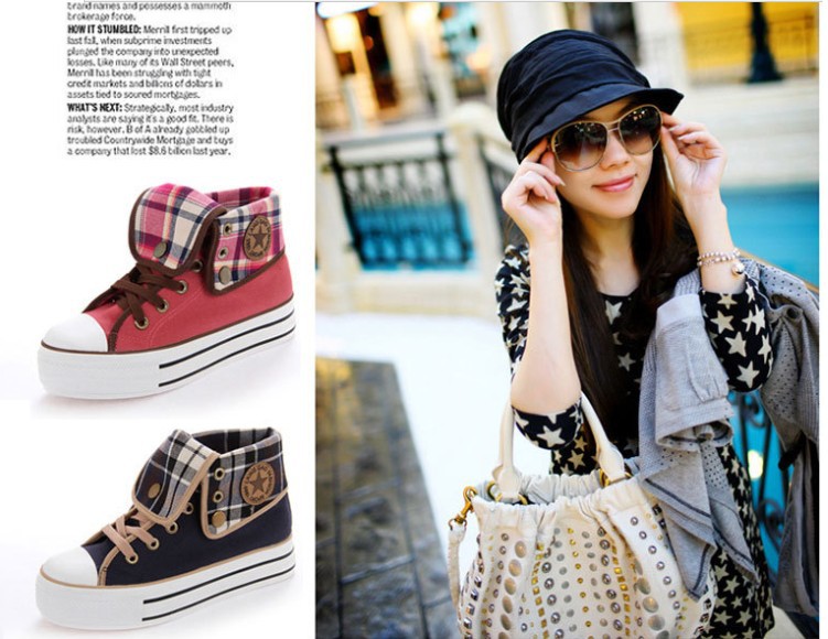 【<em>特价女鞋批发</em>帆布鞋女朗高韩版新款低帮板鞋