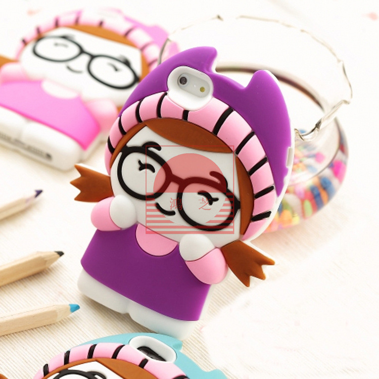 【韩国cuite<em>手机</em>套 <em>东京女孩手机</em>壳 iphone5硅