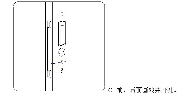 阿里巴巴嘉安触摸屏密码感应锁ID卡刷锁电子锁