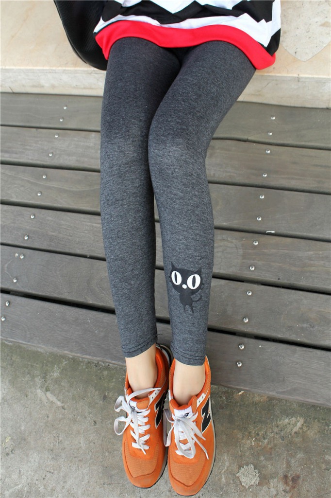 Q805 小猫卡通打底裤 (24)