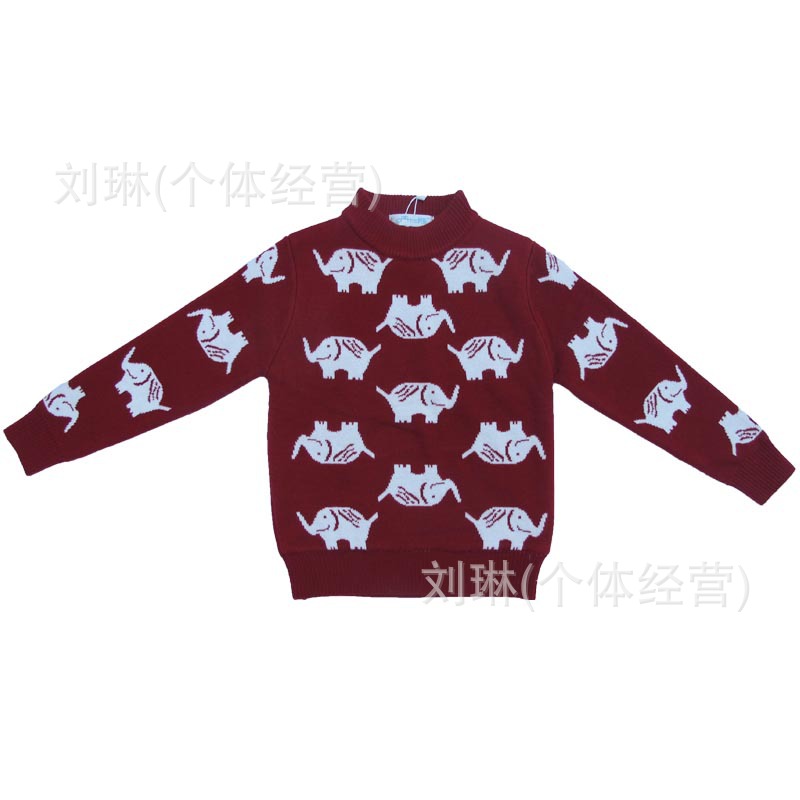 外贸品牌韩版秋冬款童装男女童小<em>高领加绒</em>加厚