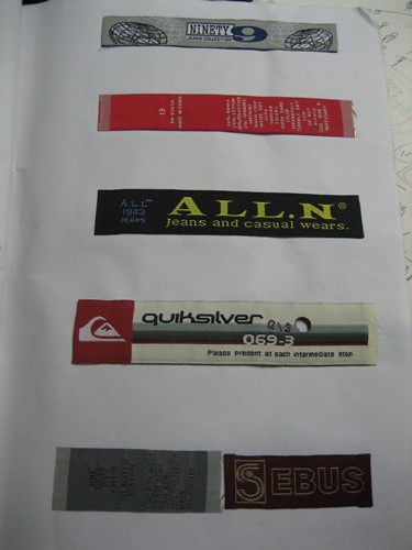 织唛专家冠美—专业加工定做中高档服装织唛领标领唛商标