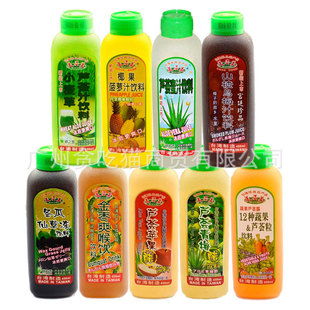 整箱批发 台湾 美姿美饮料小麦草/芦荟汁系列450ml*24瓶/箱 批发