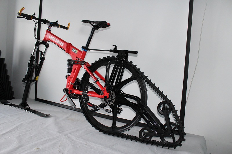 k-trak snow bike land rover bicycle 雪橇滑雪雪地自行车