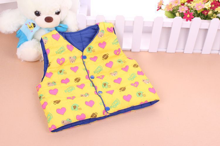 冬装<em>羽绒</em>服 <em>婴儿羽绒</em>背心 男女<em>宝宝羽绒马甲</em> 图