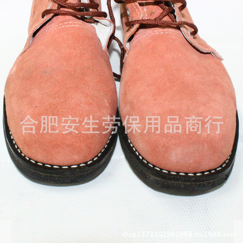 【安全防护翻毛皮鞋 钢头 防砸鞋 安全鞋 劳保鞋