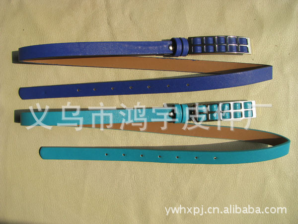 义乌皮带厂生产PU皮带 <em>女士服装</em>带 <em>外贸</em>出口女