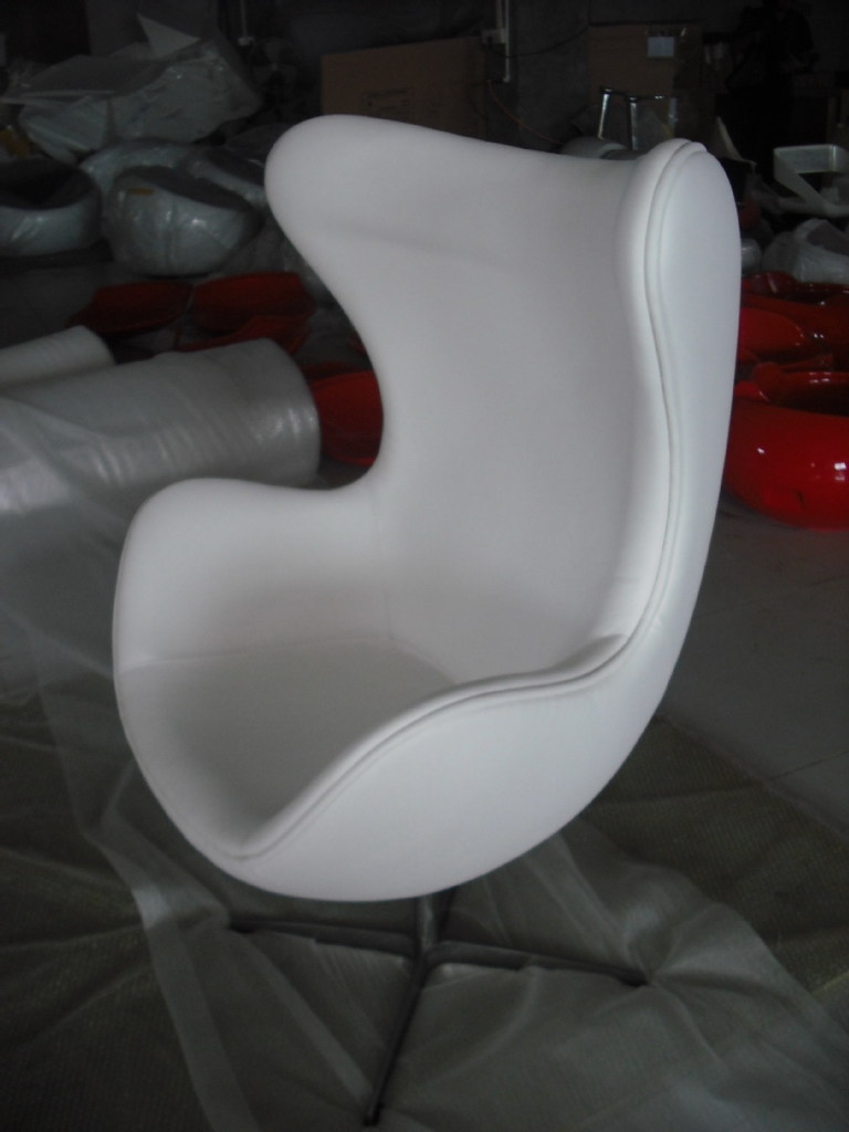蛋椅 玻璃钢转椅 创意转椅 arne jacobsen egg chair 佛山家具