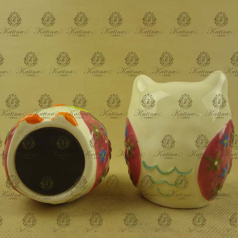 发采购陶瓷工艺品-《卡提娜》katina 猫头鹰储