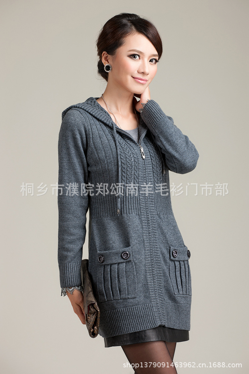 批发采购中老年女装-2013新款秋冬装女士毛衣