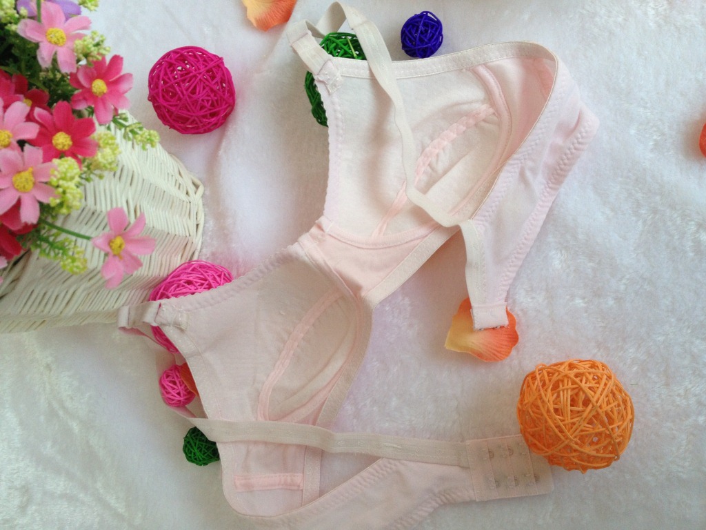 【全棉<em>文胸纯棉胸罩</em> 薄款<em>无钢圈</em>布<em>文胸</em> 透气 大