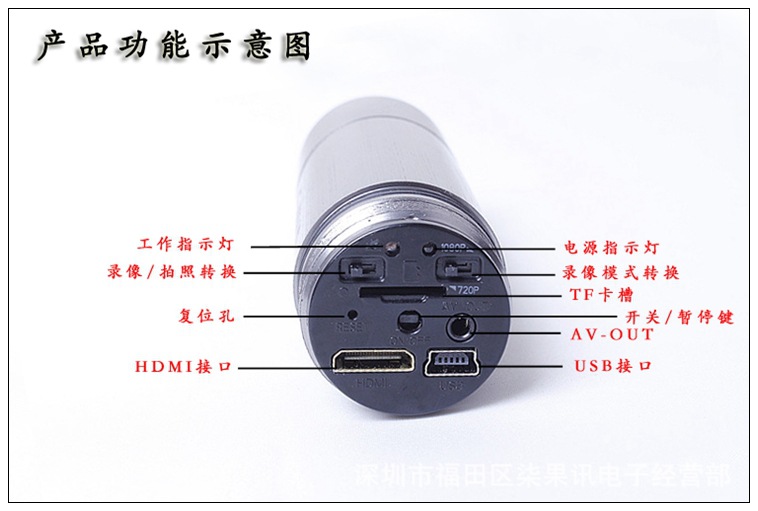 高清微型防水攝像機自行車騎行mini dv記錄機器