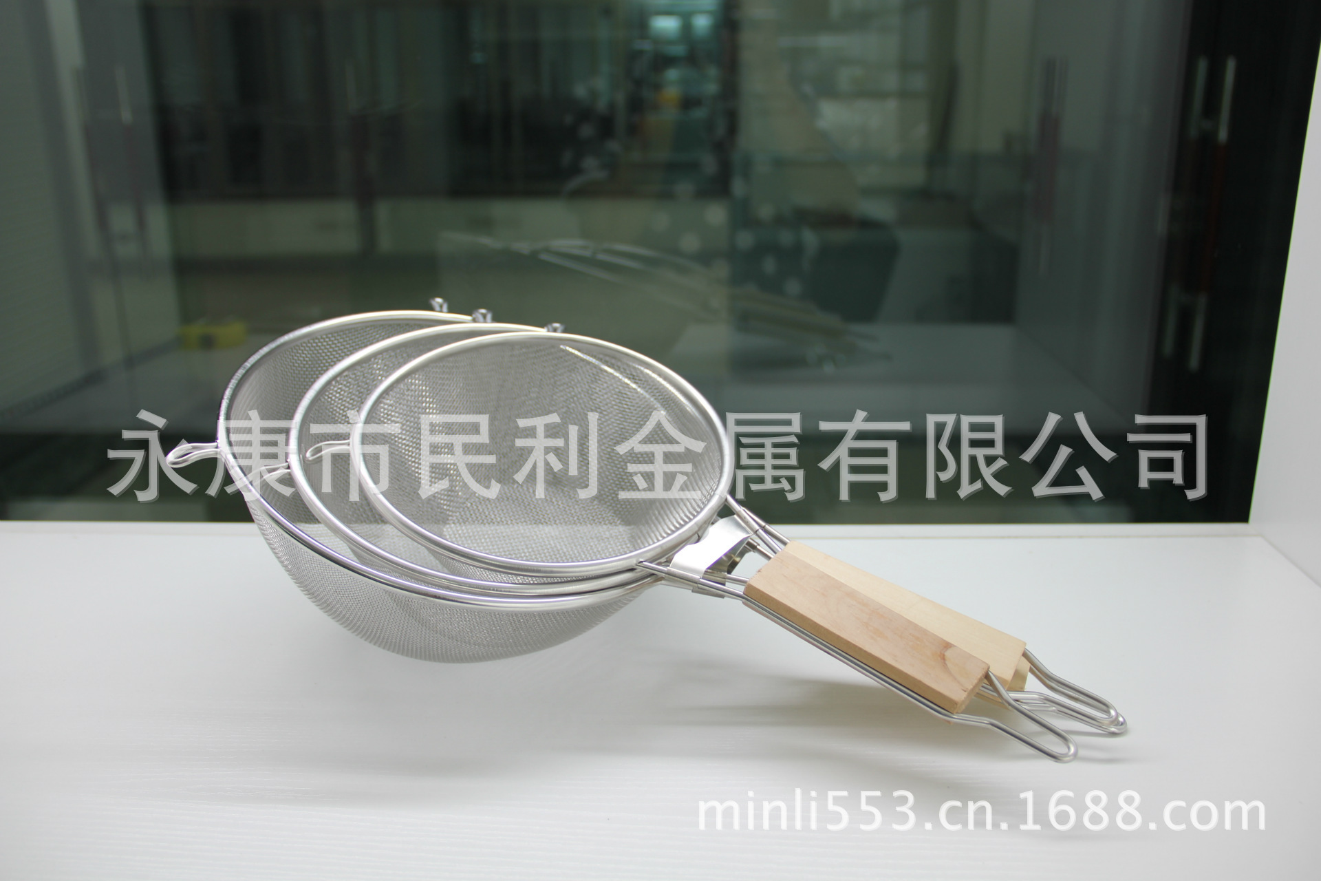 不锈钢木柄油格