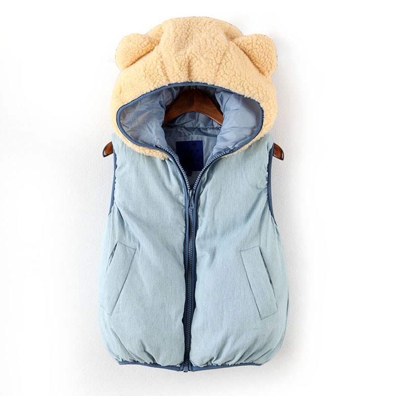 【A831J4秋冬新品<em>女装</em> 韩版可爱百搭小熊双口