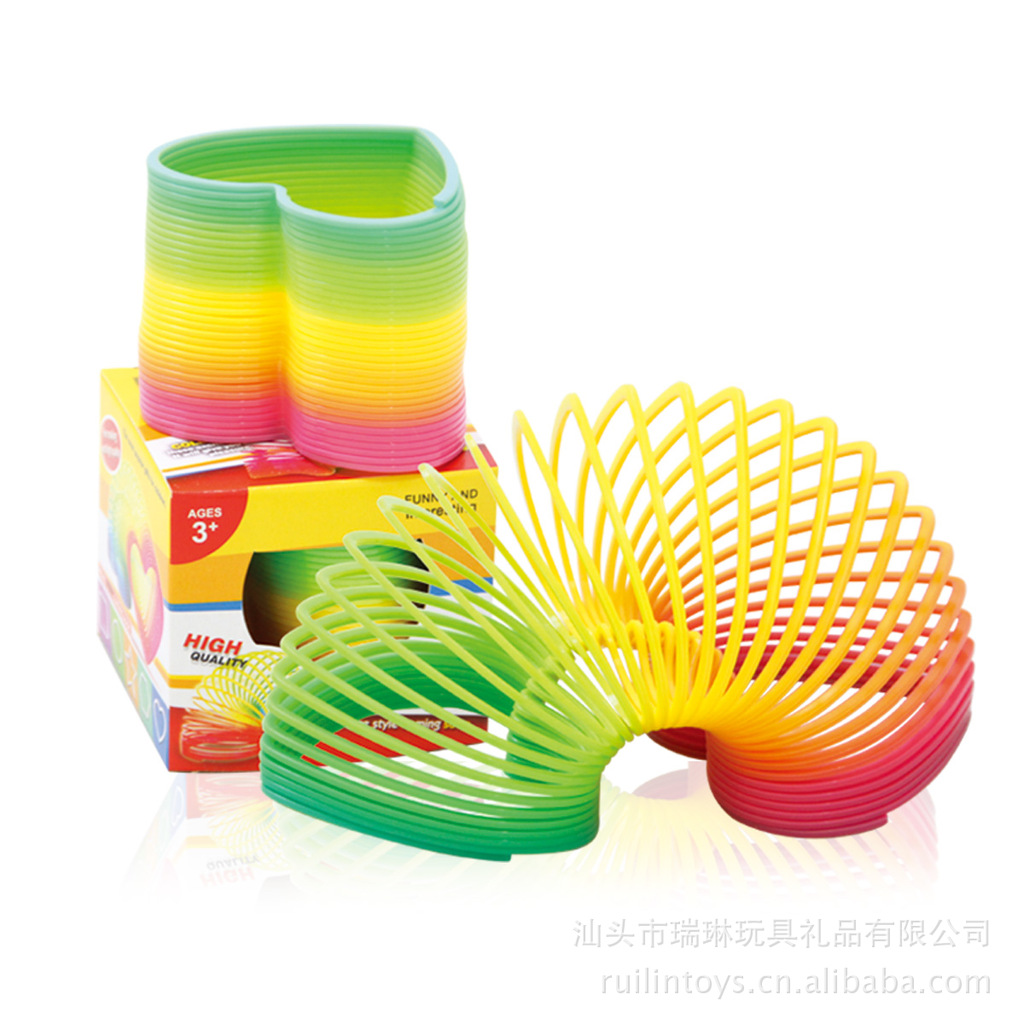 【广交会专用彩虹圈 叠叠乐 弹力圈 塑料弹簧圈 会爬楼梯的彩虹圈】价格,厂家,图片,其他益智玩具,汕头市瑞琳玩具礼品有限公司-马可波罗网