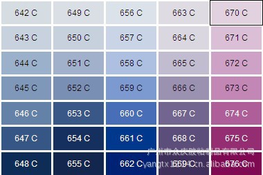 潘通色卡电子版 供客户查询色卡编号