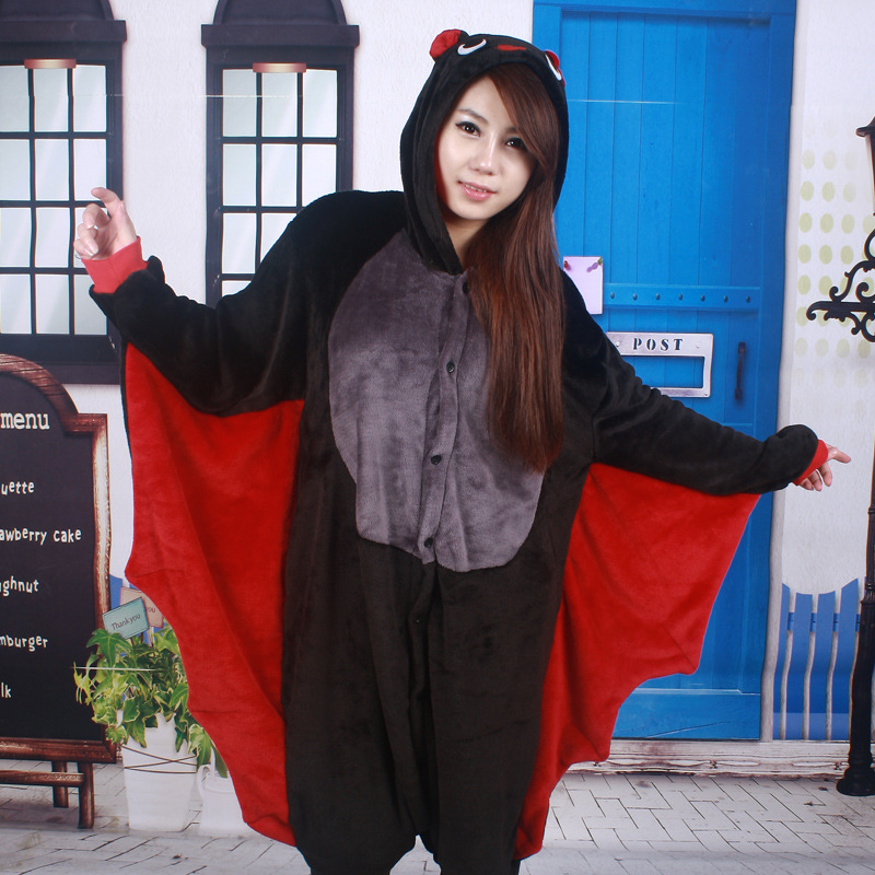 秋冬款情侣家居服<em>套装</em> 法兰绒加厚<em>卡通连体睡</em>