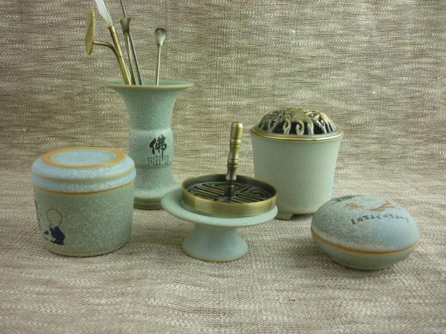 批发采购陶瓷工艺品-石韵釉陶瓷香道器具创意