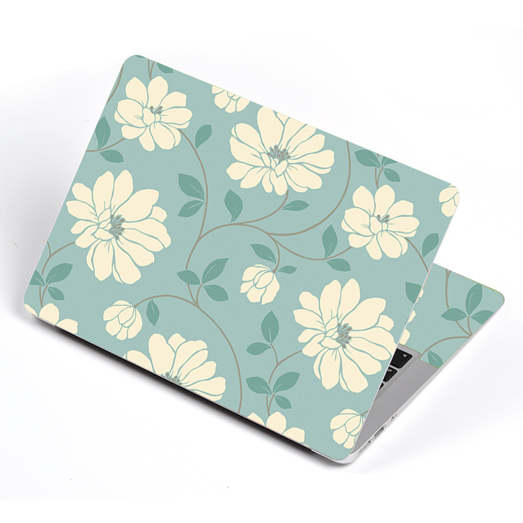 苹果air笔记本贴膜由深圳厂家大量供应,碎花图