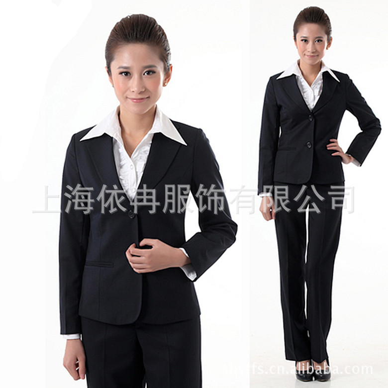 上海厂家定做女式西服职业西装白领商务办公西