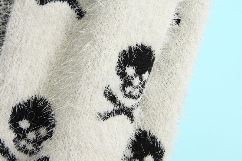 【2013秋冬女装新款 <em>批发</em> <em>欧美</em> 时尚骷髅嵌花开