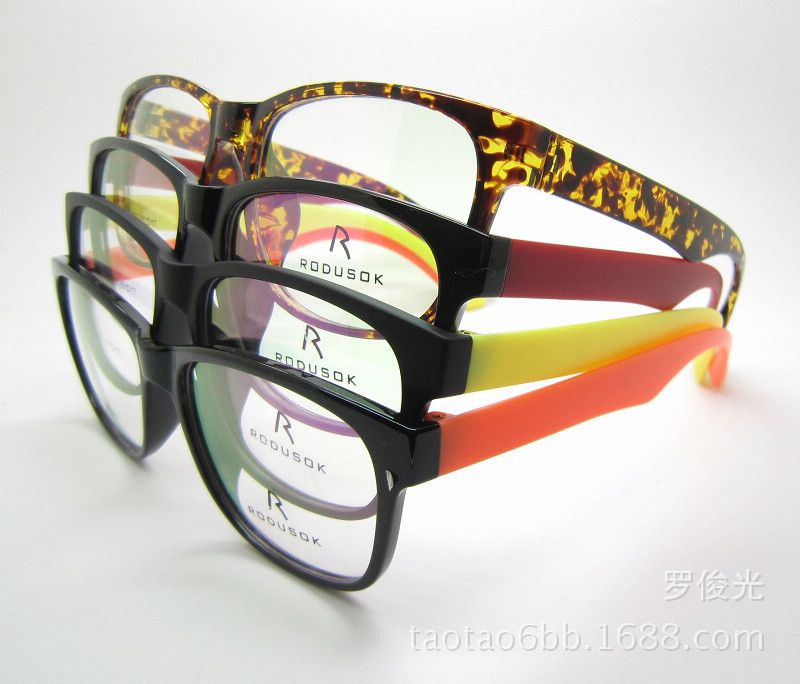 批发最新时尚眼镜架双色TR90 RODUSOK B6