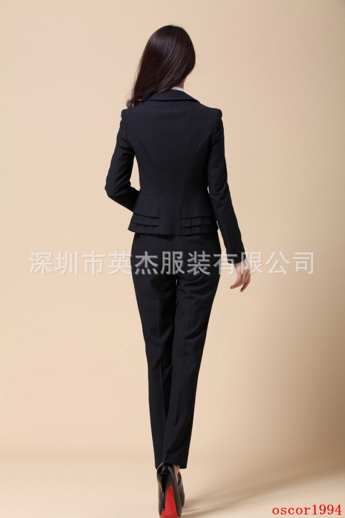 dtimes秋装女西服<em>OL职业装女装</em>裤套装修身工