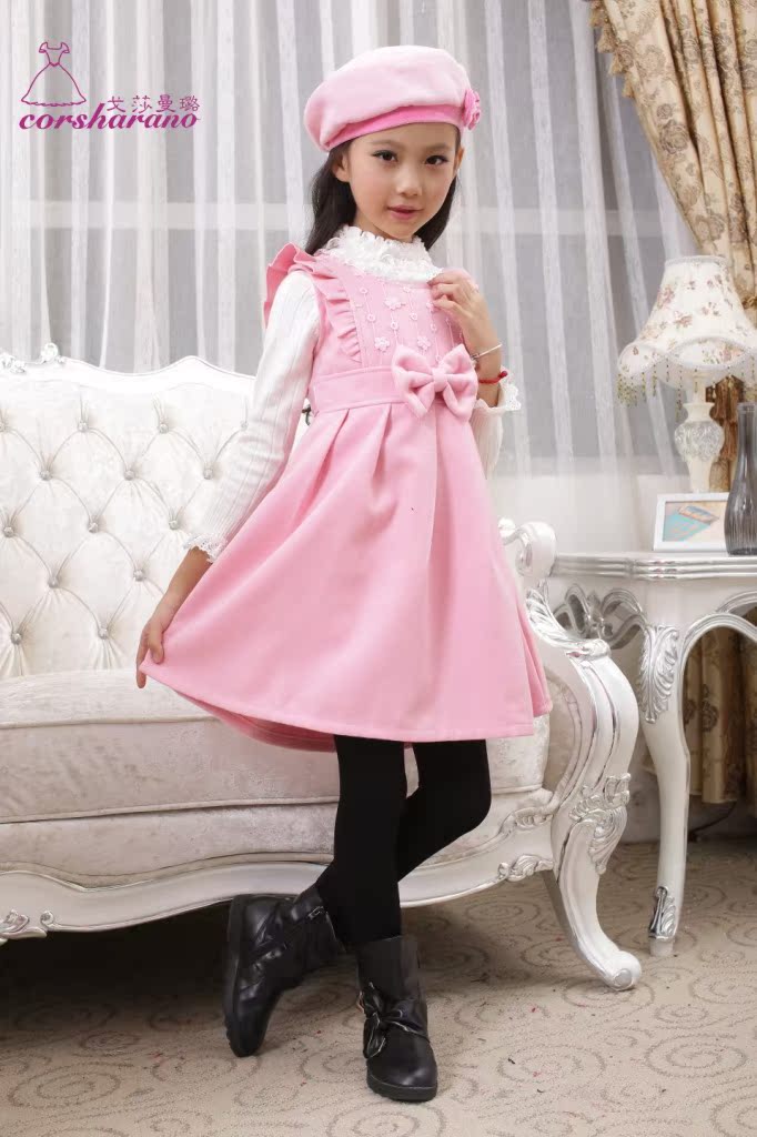 <em>女童批发</em> 2013秋季新款女童装 连衣裙 儿童公主