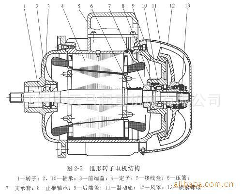 電機剖麵圖