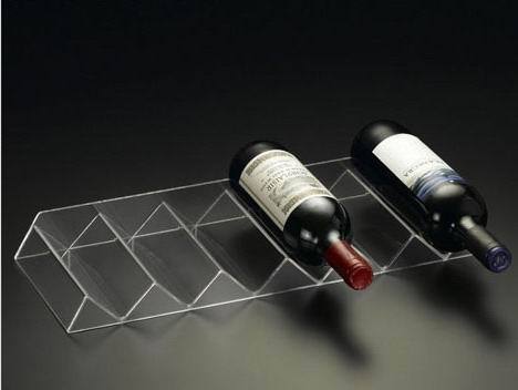 有机玻璃制品-亚克力酒架 亚克力红酒展示架 亚