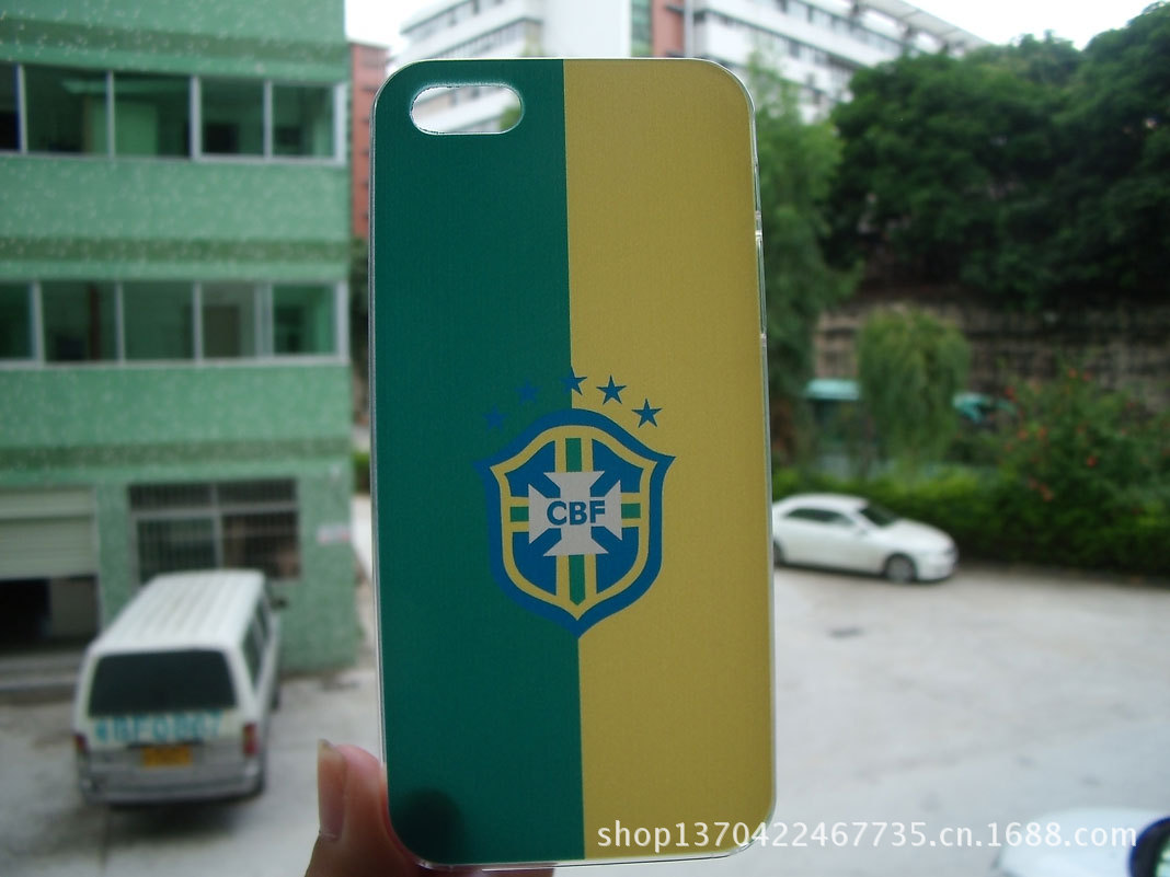 法国足球队队徽Iphone4手机外壳 苹果4/4s彩绘手机壳批发厂家直销