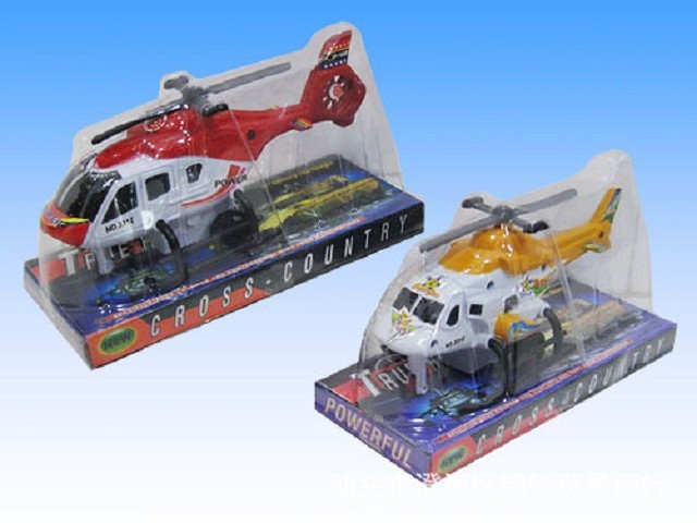 供应小回力直升机 回力飞机 回力玩具 飞机模型