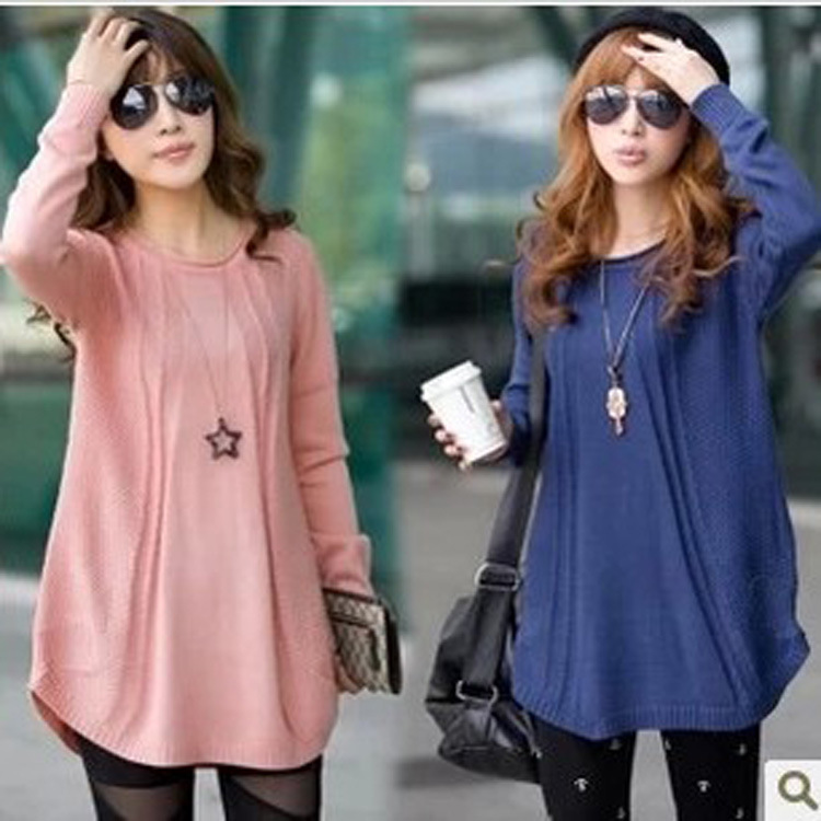 孕妇装秋冬新款<em>韩版时尚</em> 孕妇<em>毛衣</em>宽松大码针