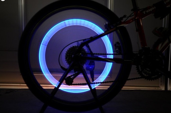 自行车灯 风火轮灯 自行车配件 山地车灯 气嘴灯