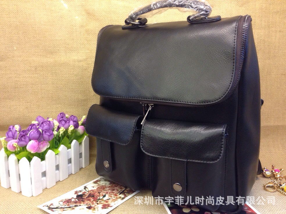 【<em>女包生产商</em> 真皮牛皮手提书包 双肩背包学院