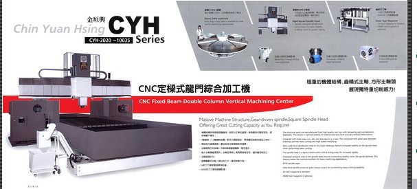 CNC定梁式龙门综合加工机