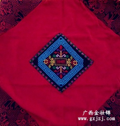 【中国四大名锦广西壮锦抱枕套 枕套 壮锦 抱枕