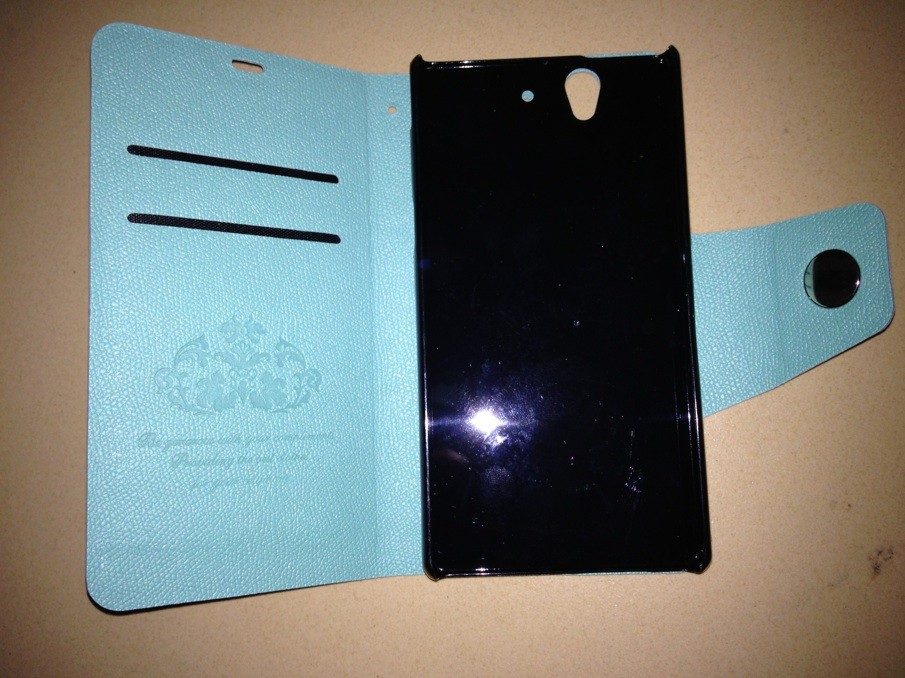 手机保护套-索尼l36h电压款插卡手机皮套,手机