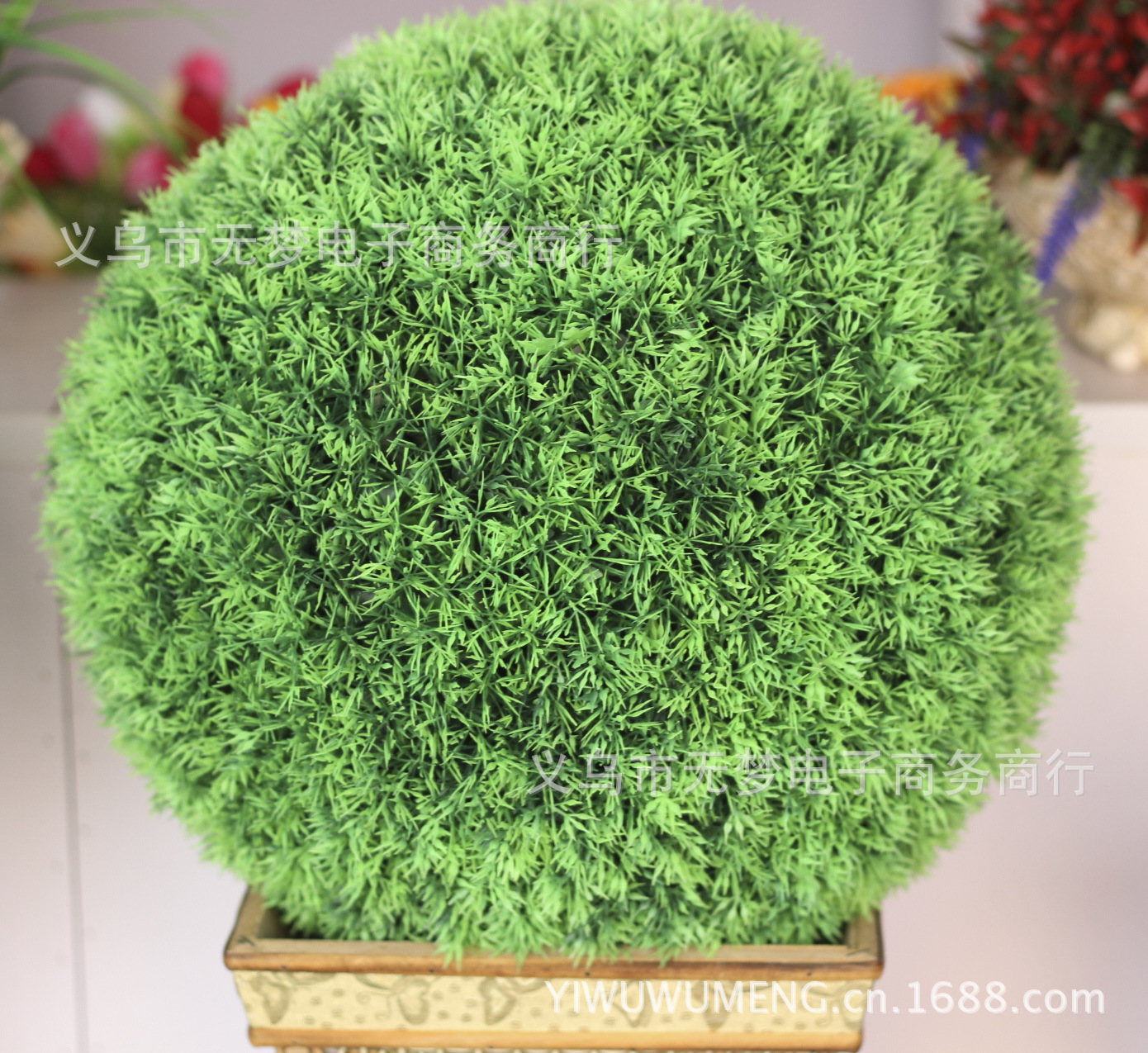 【供应无梦WM-001401J 圣诞草球 金鱼草球 仿