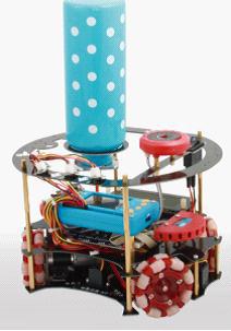 【四轮全向足球机器人进攻防守 智能机器人模