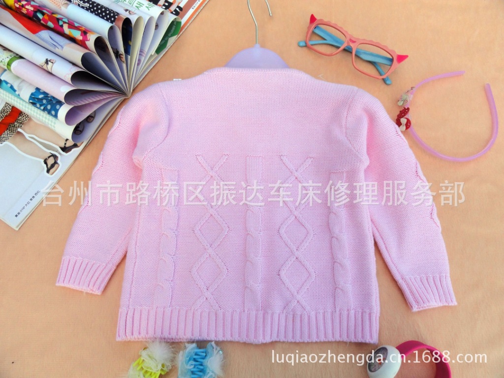 童毛衣-新秋款儿童毛衣女童毛衣<em>外套宝宝毛线</em>